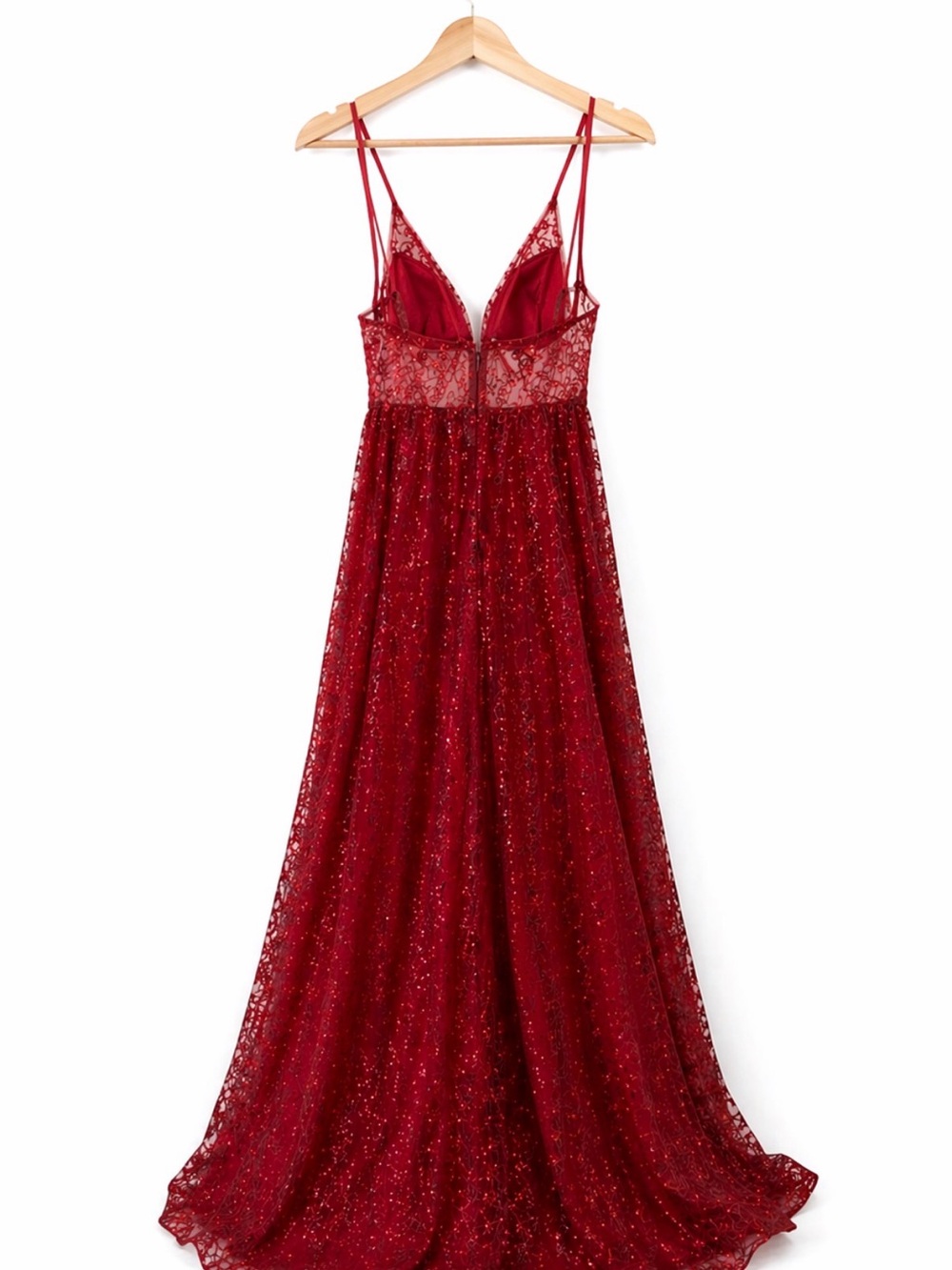 ✨ STUNNING RED PROM DRESS ✨ - Picture 2 of 2